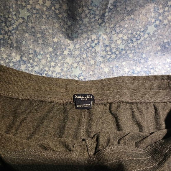 Women's grey leopard Splendid 2 piece long sleeve and jogger pant pajama set XL - Picture 11 of 12